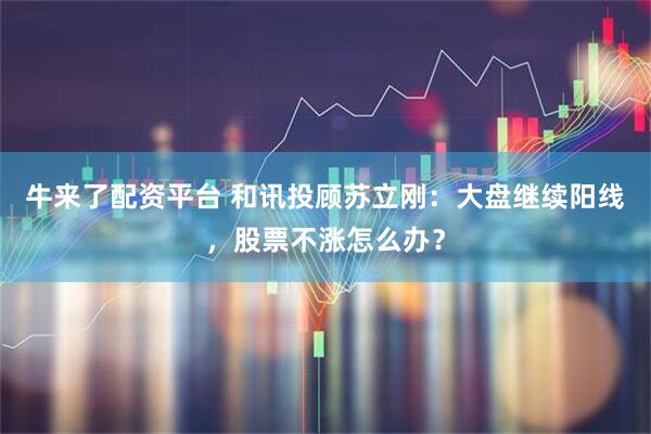 牛来了配资平台 和讯投顾苏立刚：大盘继续阳线，股票不涨怎么办？